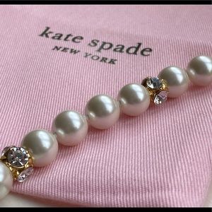 Kate Spade New York Short Pear Necklace Crystals